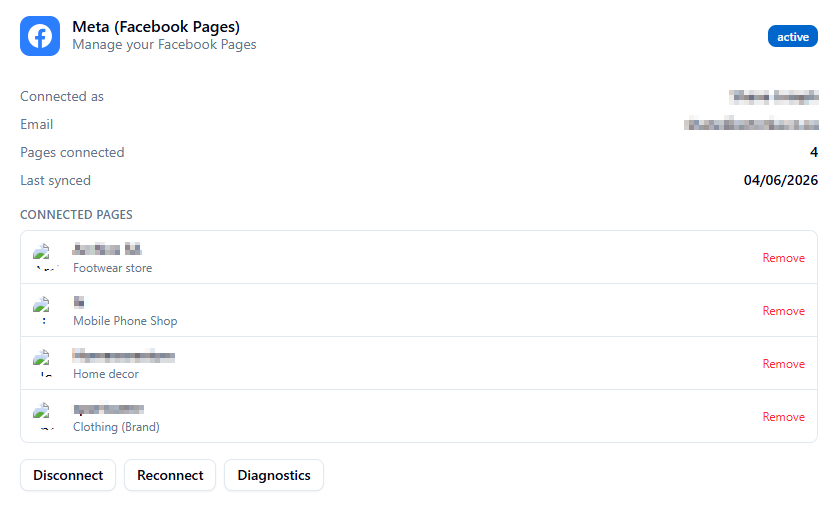 Connecting Social Location Pages