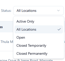 Default Status Visibility